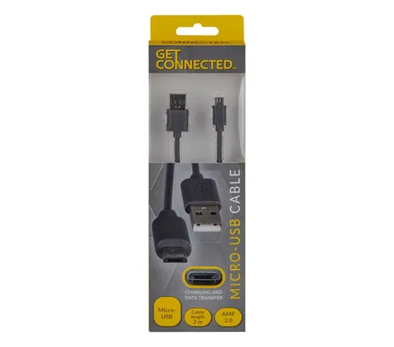 Usb Cable Micro Usb 2.0 Amp 2 Meter