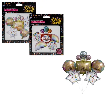 Helium Hbd Balloon, 5-Piece