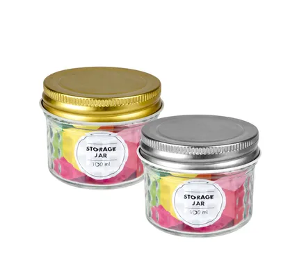 Glass Storage Jar, 100ml
