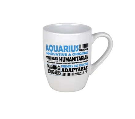 Horoscope Mug Aquarius, 320ml