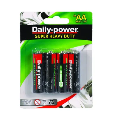 Super Heavy Duty Battery Size Aa 4 Pack