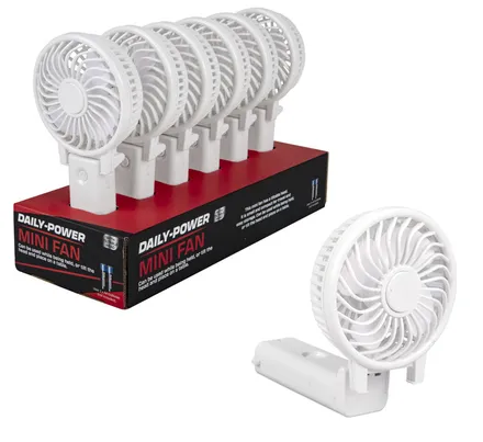 Mini Fan With Tiltable Head 19cm