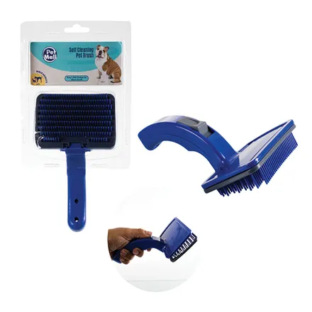 Pet Brush Self Cleaning 20cm