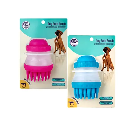Pet Dog Wash And Shampoo Brush