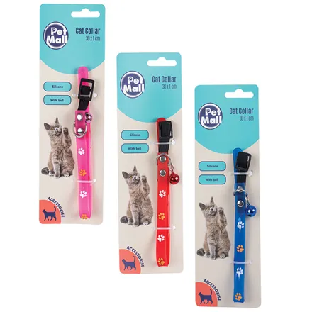 Cat Collar Silicone 30 X 1cm