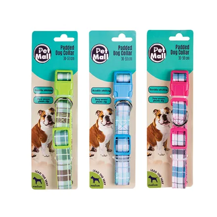 Dog Collar Tartan Design 30-50cm