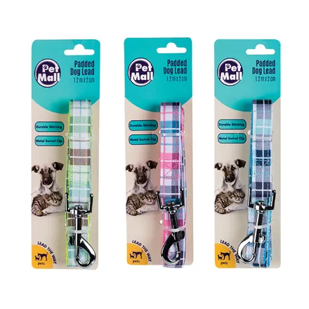 Dog Lead Tartan Design 1.2m X 2cm