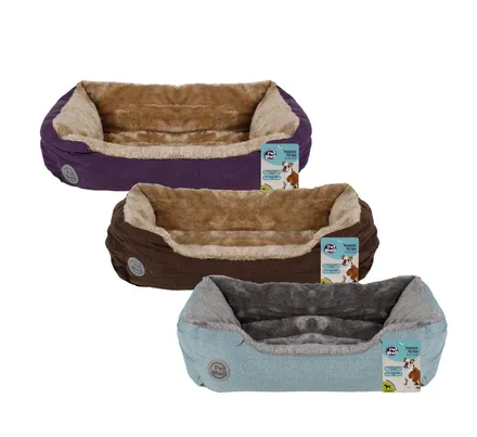 Pet Bed Fur Type 70 X 50 X 18cm