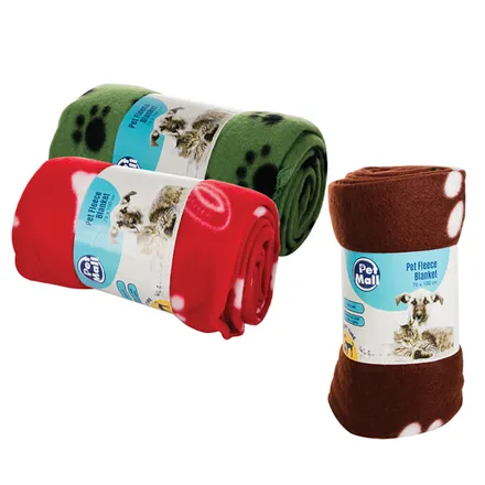 Pet Blanket Fleece 76 X 100cm