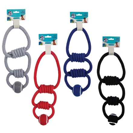 Dog Toy Rope With 3 Rings