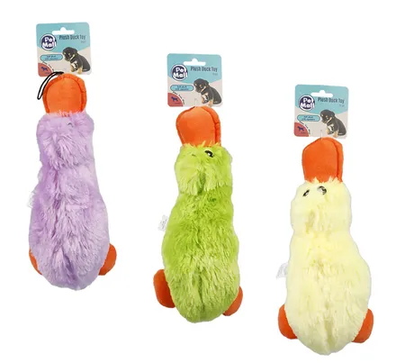 Puppy Toy Plush Duck With Sqeaker 28cm