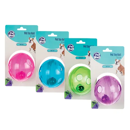 Dog Toy Ball With Bell 8.5cm