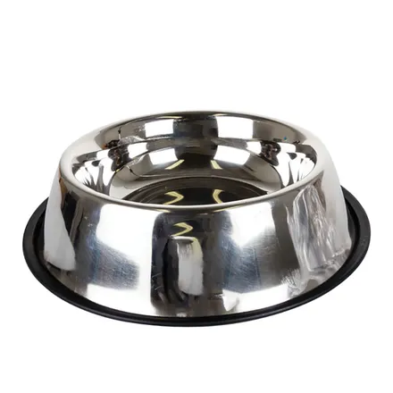 Pet Stainless Steel Bowl 23cm Plain