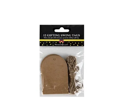 Swing Tags For Gifts Assorted, 12-Piece