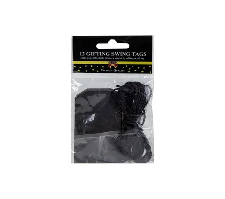 Shaped Swing Tag For Gifts, 12-Piece