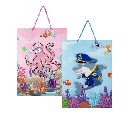 Large Kids Pop Up Gift Bag