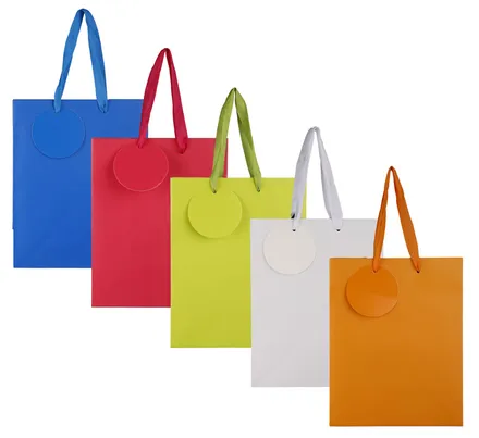 Medium Solid Colour Gift Bag