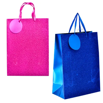 Large Matallic Glitter Gift Bag