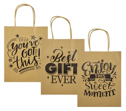 Medium Gift Bag With Wording