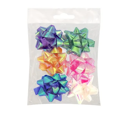 Iridescent Metallic Bow 8cm