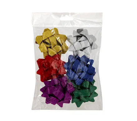 Glitter Finish Bow 8cm