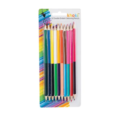 Double Ended Pencil Coloured, 10-Piece