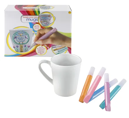 Decorate Your Own Mug Set
