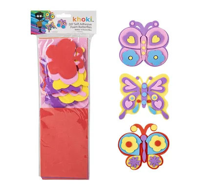 Foam Butterfly Making Kit, 10-Piece