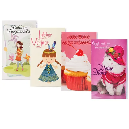 Girls Birthday Card & Envelope