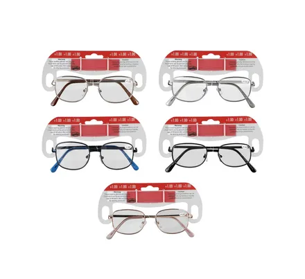 Reading Glass Metal + 1