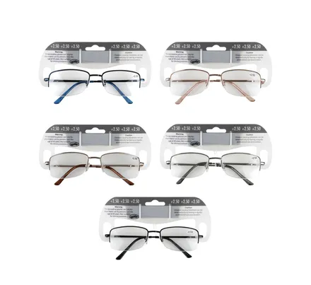 Reading Glass Metal + 2.5