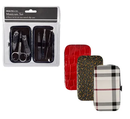 Manicure Set In Clip Case, 6-Piece