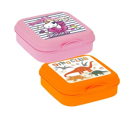 Lunch Box With Clip Lock Handle