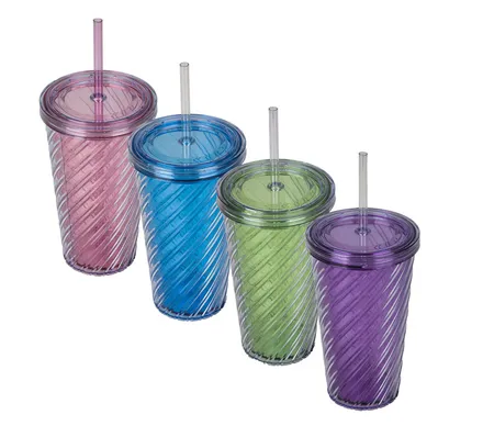 Tumbler With Straw, 600ml
