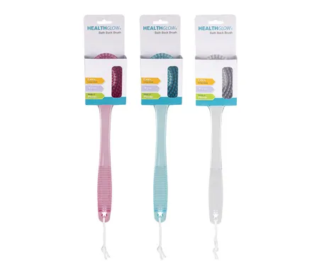 Plastic Back Brush 36cm Assorted Colours