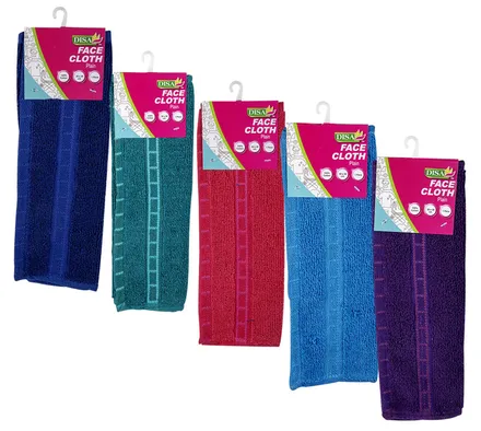 Face Cloth Plain Colours 30 X 30cm