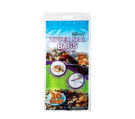 Zipper Seal Snack Bag, 15 X 9cm