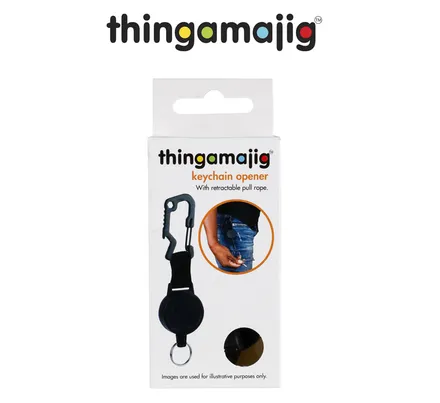 Thingamajig Retractable Rope Keychain
