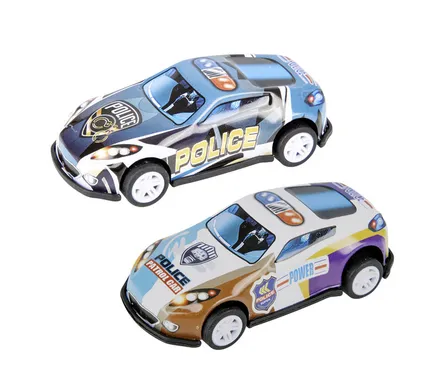 Metal Die Cast Pull Back Racers, 2-Piece