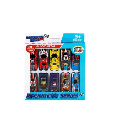 Metal Die Cast Racers, 10-Piece