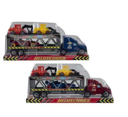 Friction Work Truck Play Set, 4-Piece