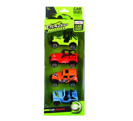 Bright Jeep Set, 4-Piece