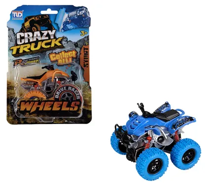 Monster Quad Bike Friction Jeep, 10cm
