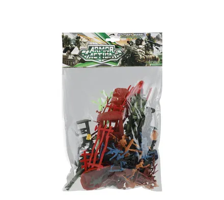 Combat Figurine Backpack Playset, 54-Pc