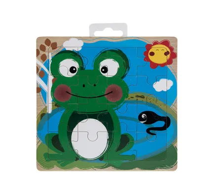 Wooden Tray Puzzle, 9-Piece