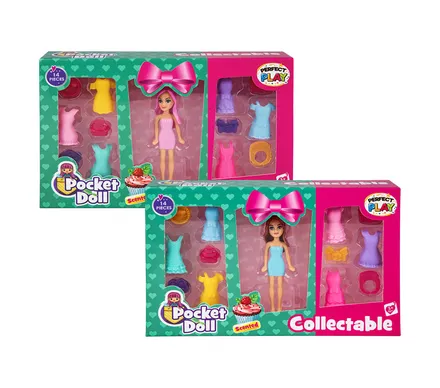 Scented Pocket Doll Set, 14-Piece