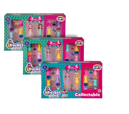 Scented Pocket Dolls Set, 28-Piece