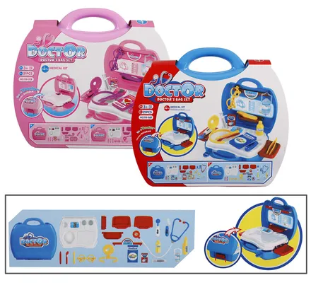 Doctors Play Set In Carry Case, 20-Piece