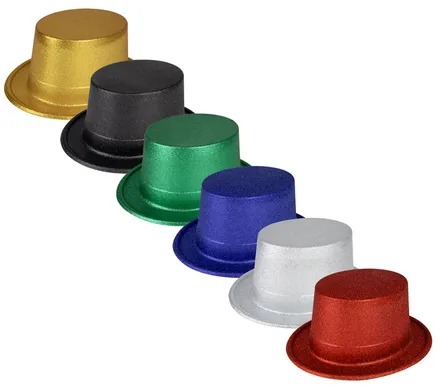 Dress Up Glitter Top Hat