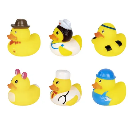 Vinyl Themed Duck 5.5cm